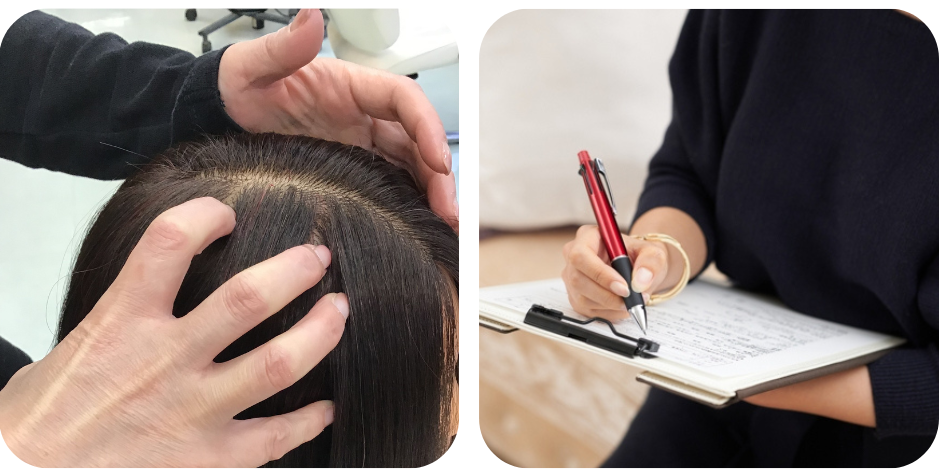 世田谷区梅ヶ丘美容室J-walk（ジェイウォーク）カウンセリングイメージ